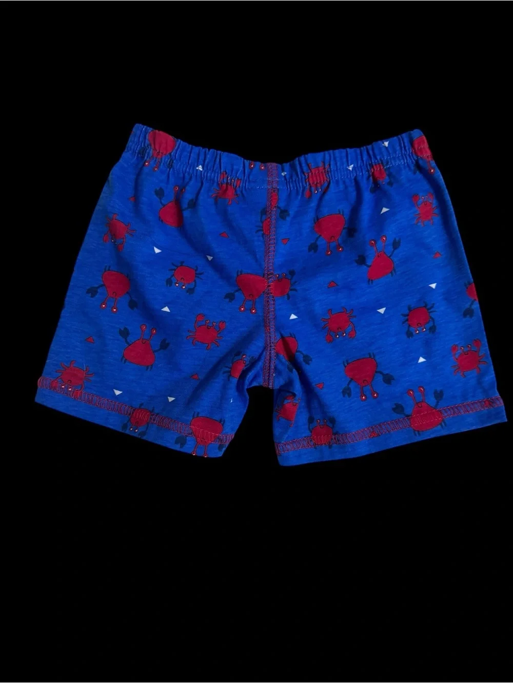 Children's Blue & Red Crab Tank Top and Shorts Set